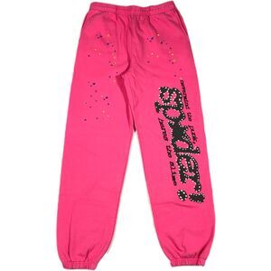 FW23 Sp5der P*NK V2 Sweatpant Pink Sweats Bottoms Size 2 Medium M Streetwear B5